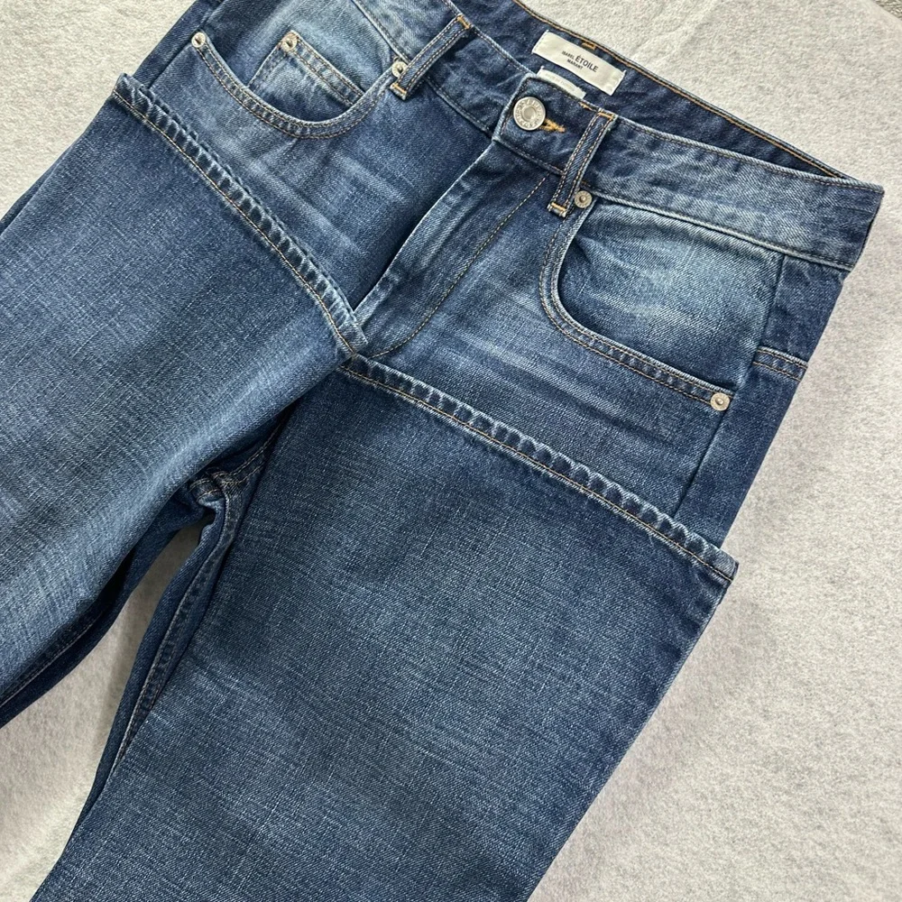 Isabel Etoile Marant Belvira Trousers Bootcut High Rise Jeans Size 38